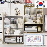 Slanted Desk Organizer – Large Capacity Stationery Holder for Office Storage