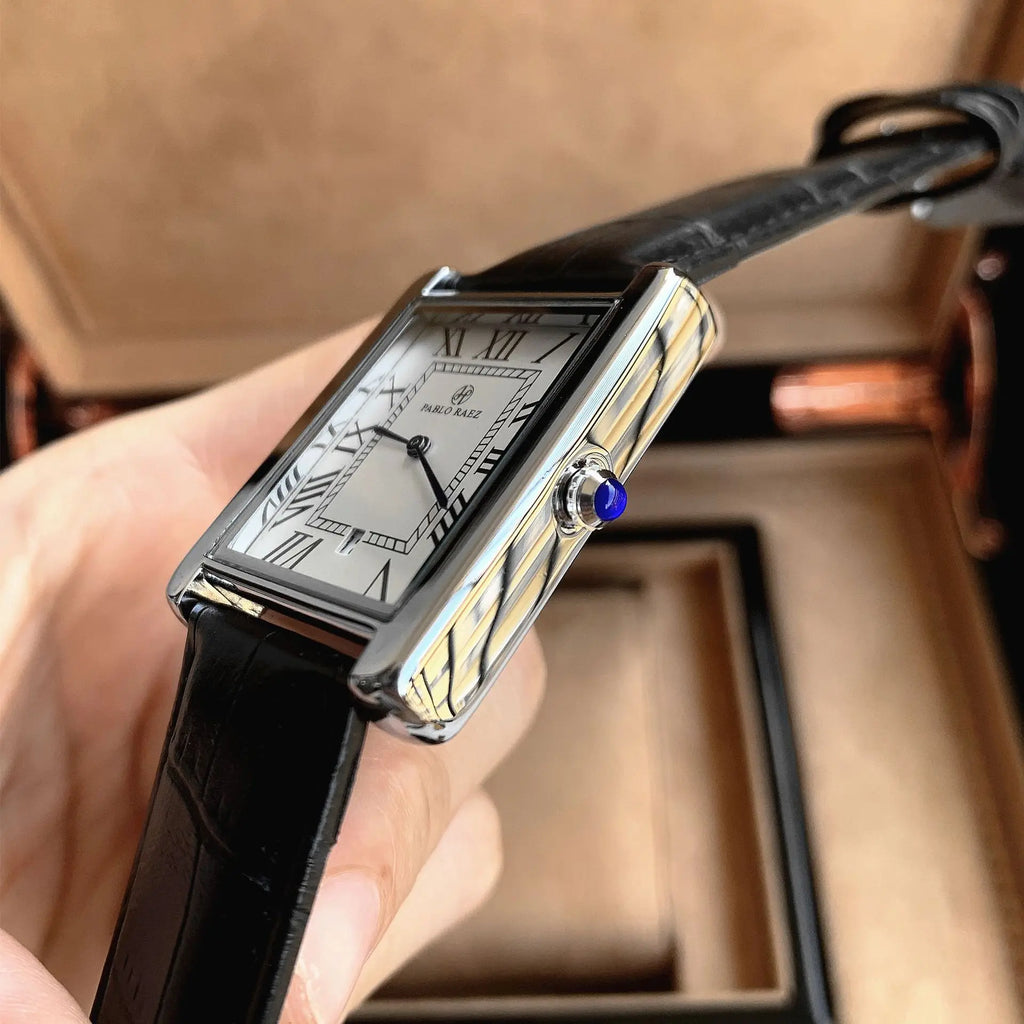 Quartz Men Watch – Retro Leather Calendar Wristwatch for Business Fashion