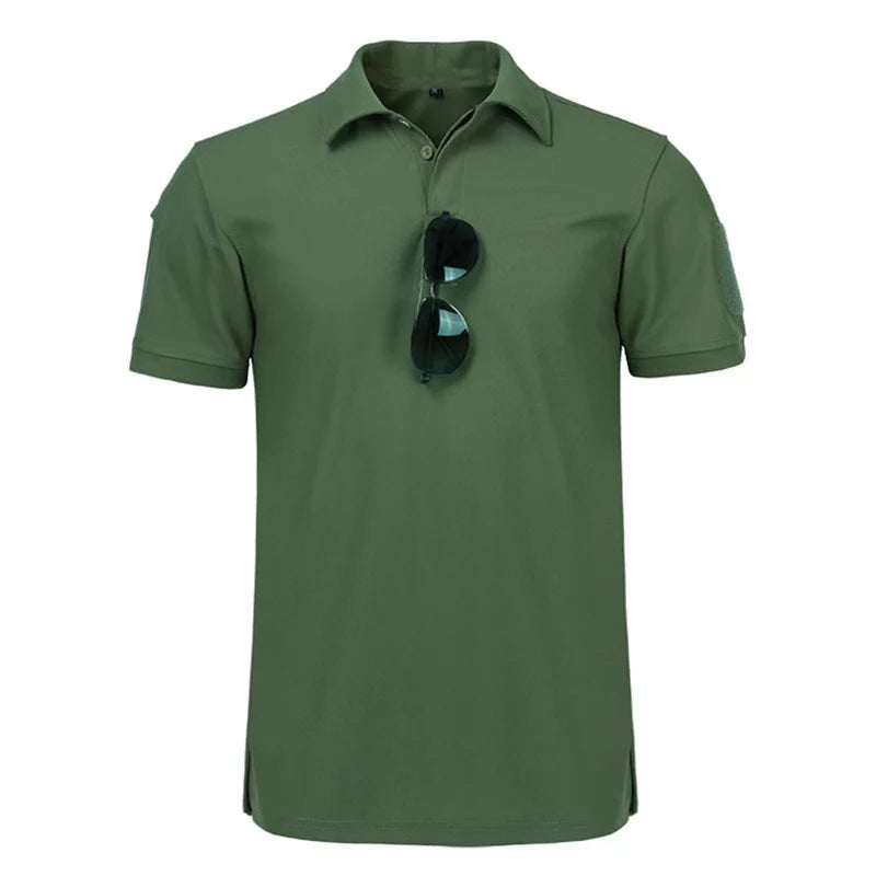 Quick Dry Polo T-Shirt – Breathable Outdoor Shirt for Hiking and Trekking