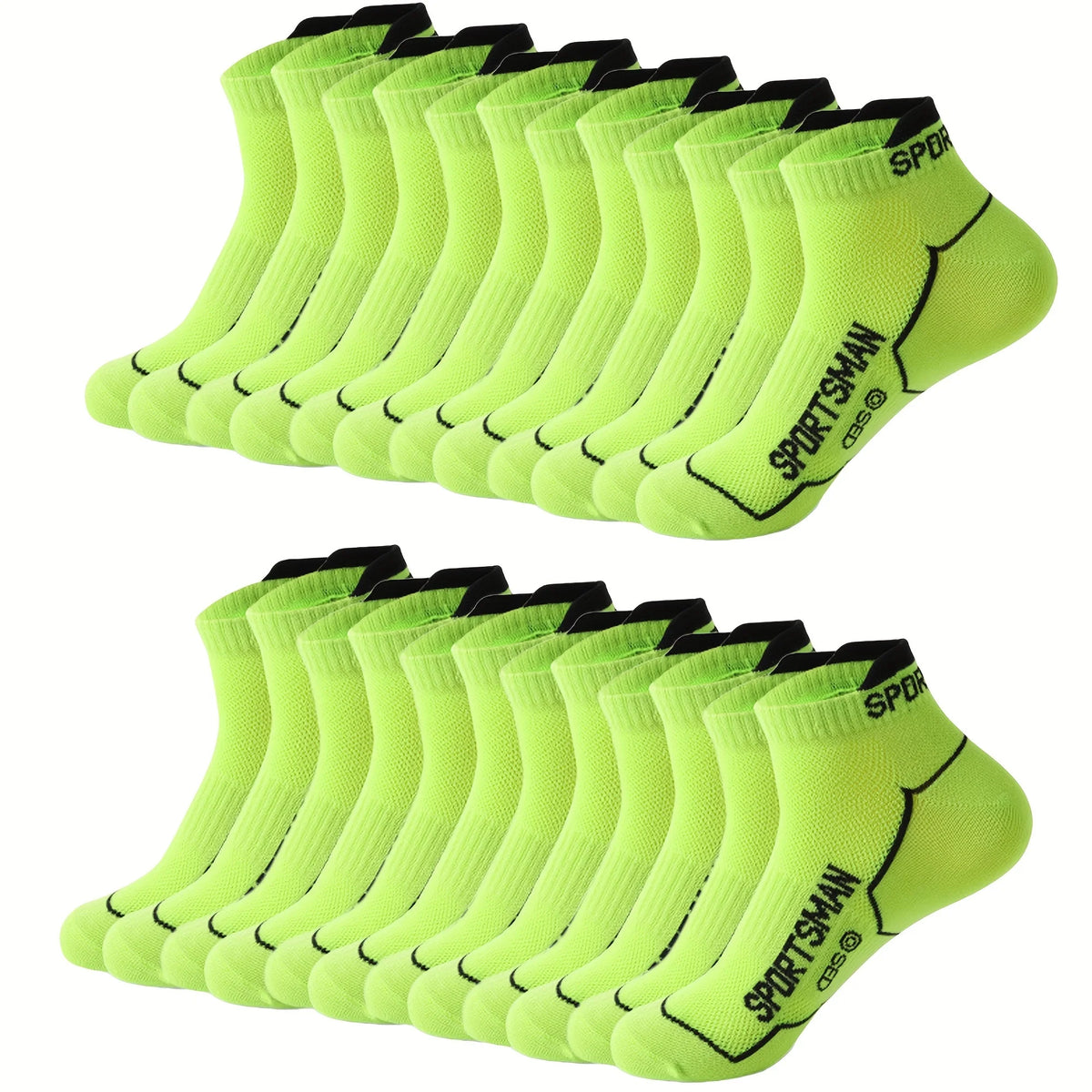 Breathable Ankle Socks – Colorful Invisible Sportswear for Men Running