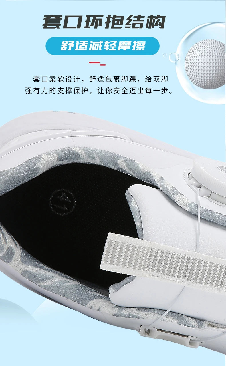 Waterproof Golf Sneakers – Casual Athletic Footwear for Men and Women