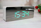 LED Digital Desktop Alarm Clock – Temperature Display for Home and Office