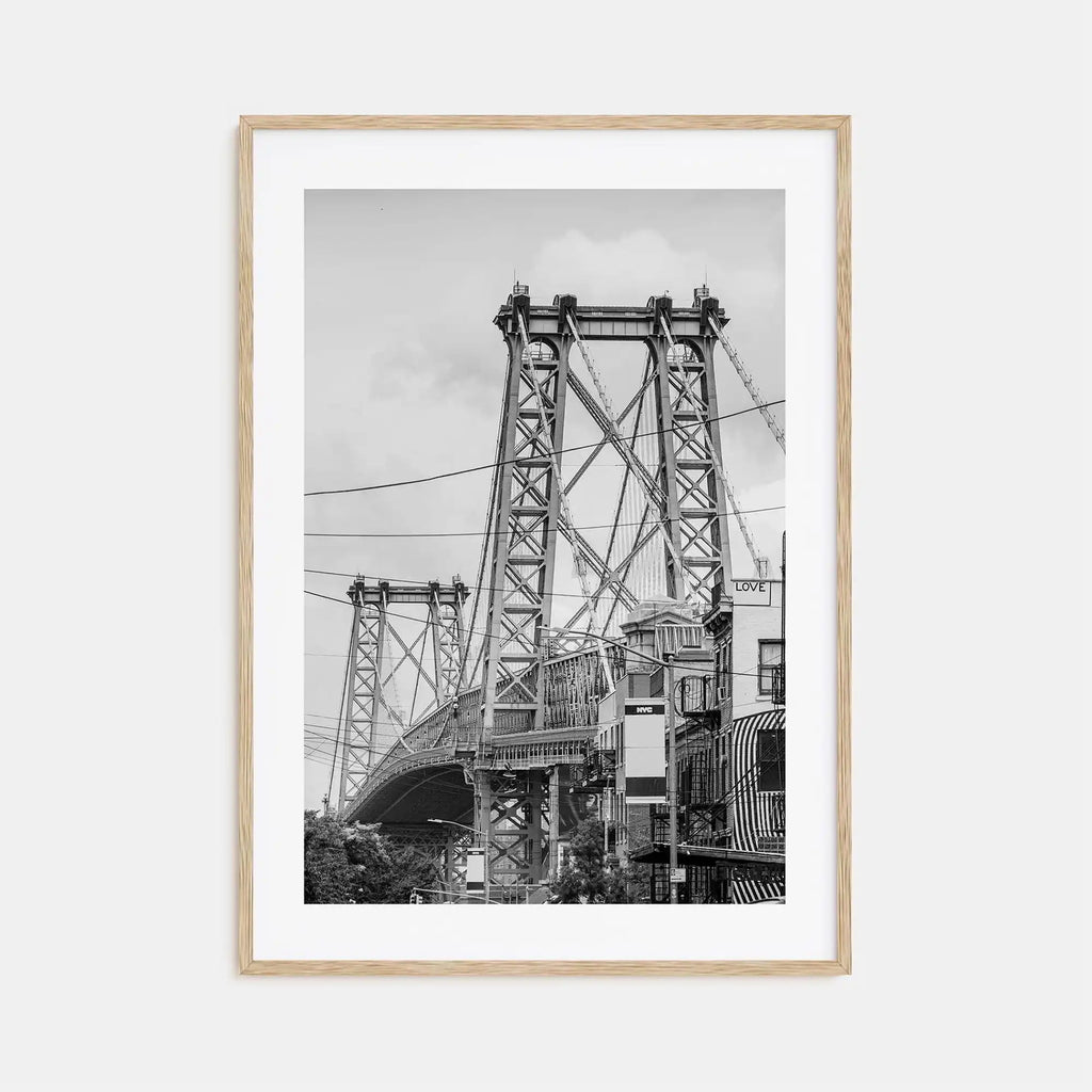 NYC Map Canvas Wall Art – Black and White Cityscape Print for Home Decor