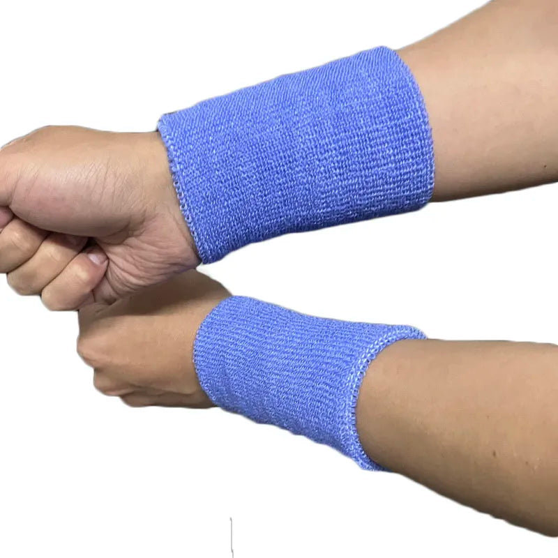 Sports Wristbands – Sweat Absorbing Cotton Wrist Guards for Basketball