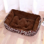 Large Square Dog Bed – Warm Soft Nest for Small Medium and Large Pets