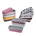 Aluminum Foil Mini Loaf Pans – 6.8oz Rectangular Containers for Home Baking