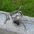 Folding Gas Camping Stove – 5800W Portable Burner for Outdoor Hiking BBQ