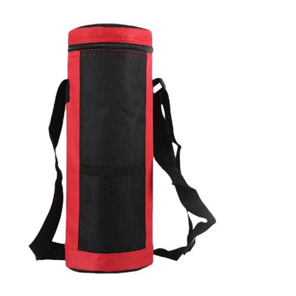 Insulated Oxford Water Bottle Bag – 1L/2L Pouch for Hiking and Summer Travel