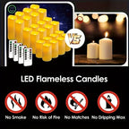 Waterproof LED Pillar Candles – Remote Control Timed Lights for Home Decor