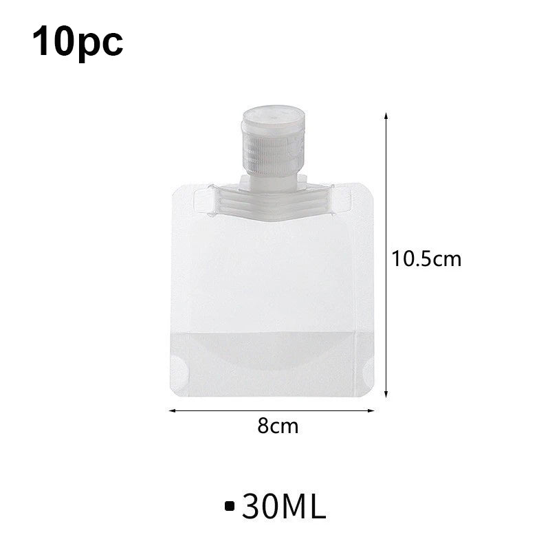 Refillable Travel Pouches – Leakproof Cosmetic Bags for Toiletries and Liquids