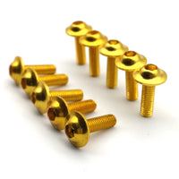 Anodised Aluminium Fairing Bolts – M6 x 20mm Hardware for Motorcycle Bodywork
