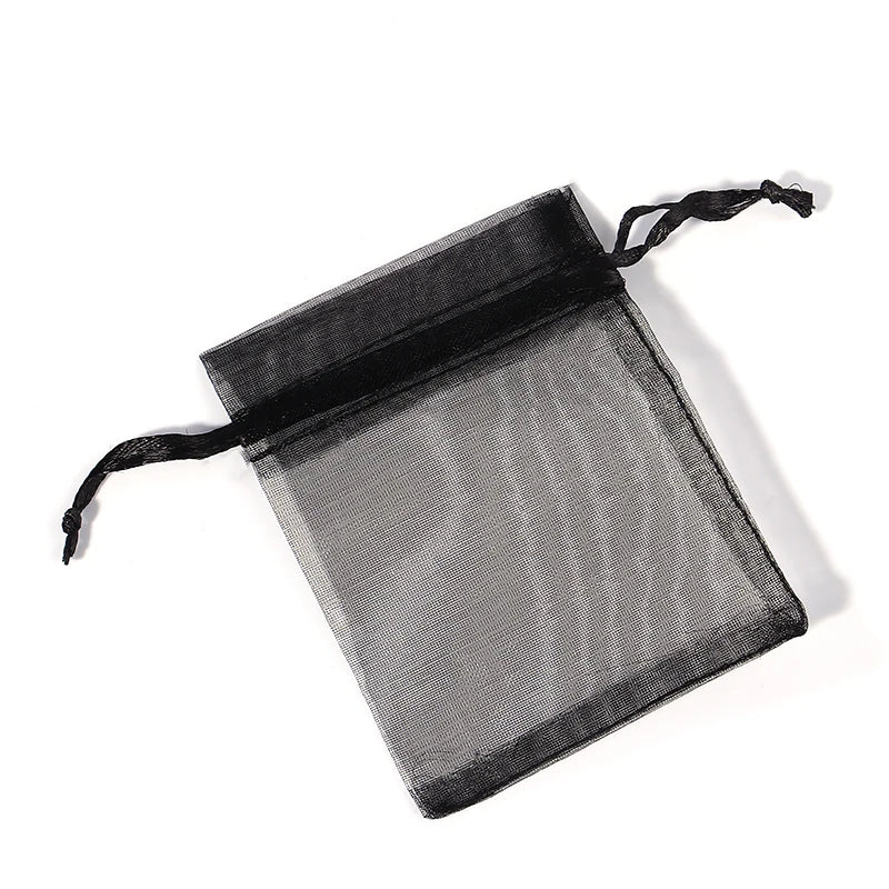 Organza Gauze Gift Bags – Drawstring Jewelry Pouches for Wedding Party Favors