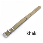 Woven Nylon Watch Strap – 18mm-22mm Canvas Wristband for Men and Women