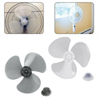 35cm Plastic Fan Blade – Three-Leaf Replacement for Pedestal or Table Fans