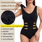 Tummy Control Shapewear Bodysuit – Slimming Waist Trainer for Women Fajas
