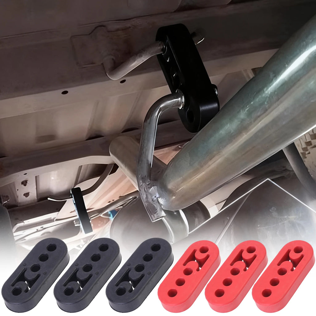 Rubber Exhaust Hanger – 4-Hole Muffler Mount Bracket for Automotive Repair