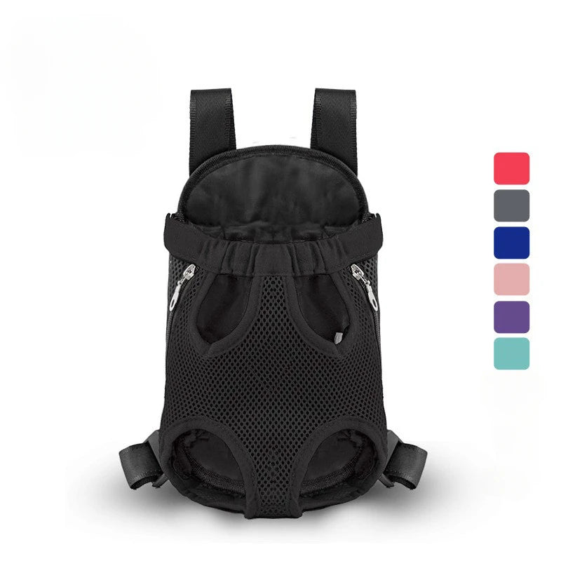 Breathable Mesh Pet Carrier Backpack – Portable Travel for Small Dogs Cats