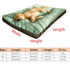 Corduroy Pet Sleeping Mat – Washable Winter Bed for Small to Large Dogs