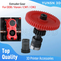 Hardened Steel Extruder Gear Kit – Nickel-Plated for 3D Printer Direct Drive