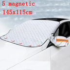 Magnetic Windshield Sunshade – Waterproof Anti-Ice Cover for Winter Auto