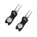 Foldable Golf Divot Tool – Groove Cleaner for Putting Green Training