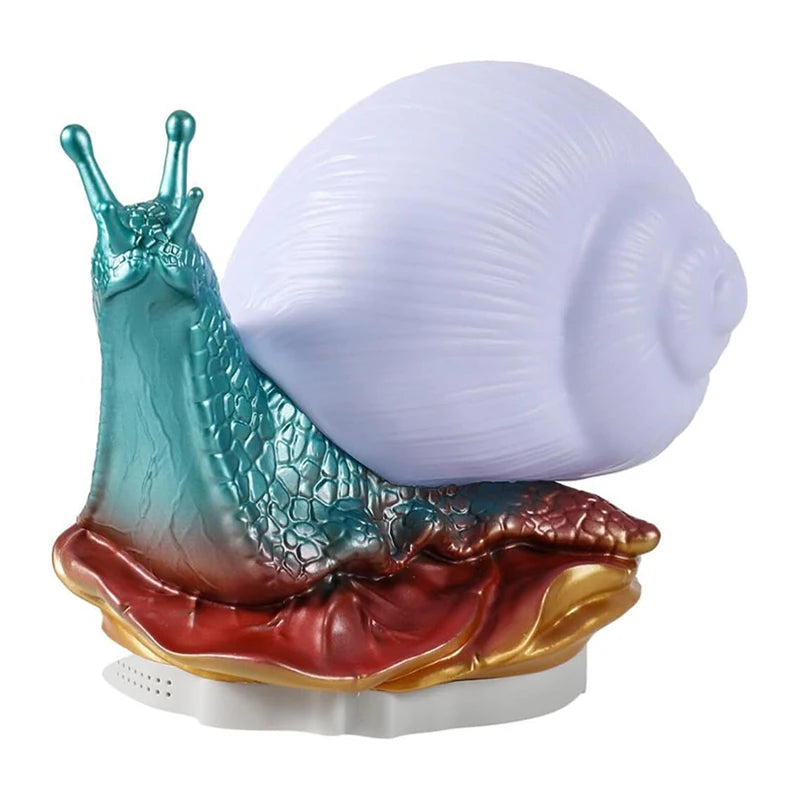 Cute Snail Night Light – Color Changing Bedside Lamp for Kids Room Decor