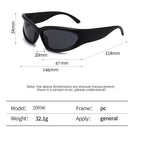 Y2K Sports Sunglasses – UV400 Shield Eyewear for Cycling and Outdoor Sports