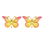 Acrylic Butterfly Beads – 25x38mm Gradient Charms for DIY Jewelry Making