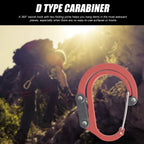 Rotating Hybrid Gear Clip – Heavy Duty Carabiner for Camping and Hiking