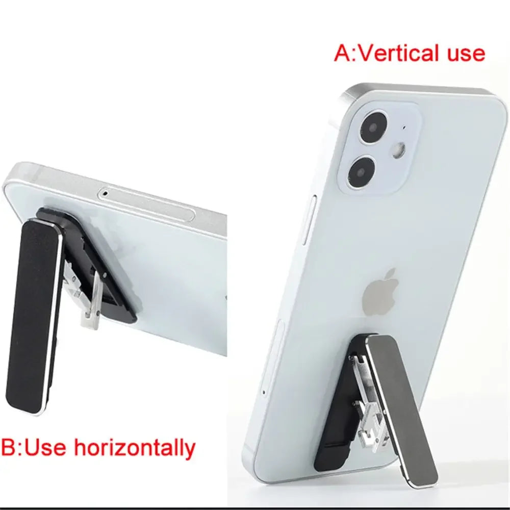 Aluminum Foldable Phone Stand – Adjustable Desktop Mount for Mobile Devices