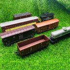 RC Train Cargo Carriage – 4cm Width Model Wagon for DIY Railway Sets