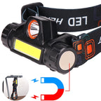 USB Rechargeable LED Headlamp – Waterproof 2500lm Light for Outdoor Camping