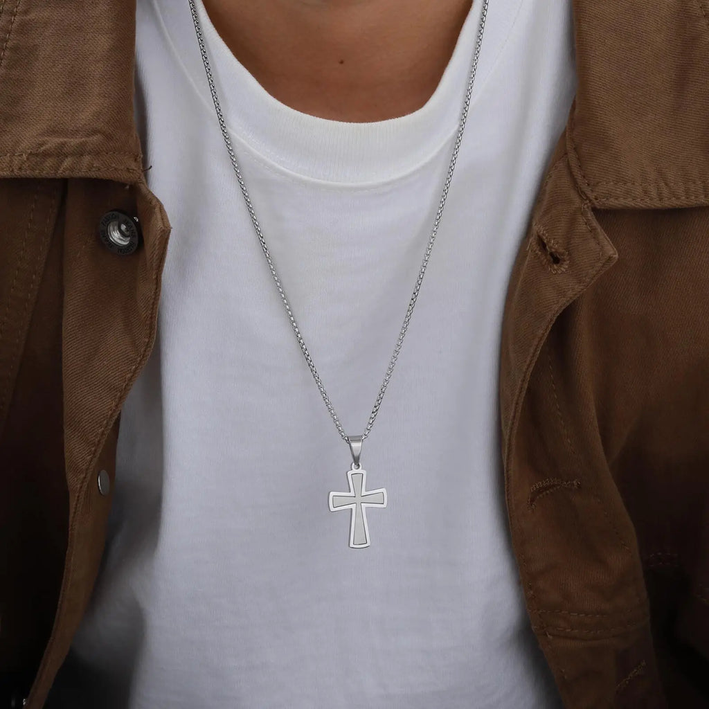 Faith Cross Pendant Necklace – Christian Jewelry for Men and Women