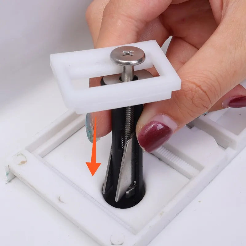 Stainless Steel Toilet Seat Bolt – Retractable Fixing Hardware for Toilet Lids
