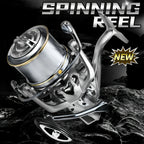 Stainless Steel Spinning Fishing Reel – 25KG Drag for Saltwater and Freshwater