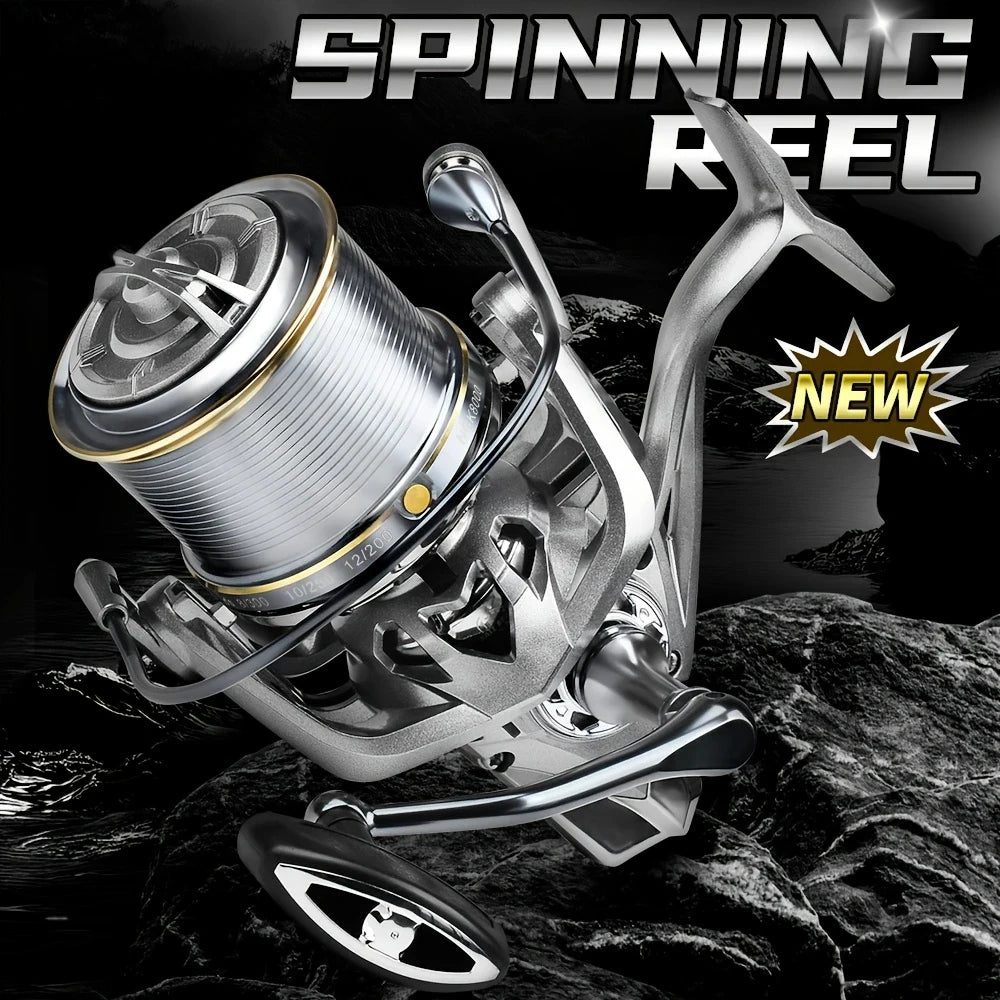 Stainless Steel Spinning Fishing Reel – 25KG Drag for Saltwater and Freshwater