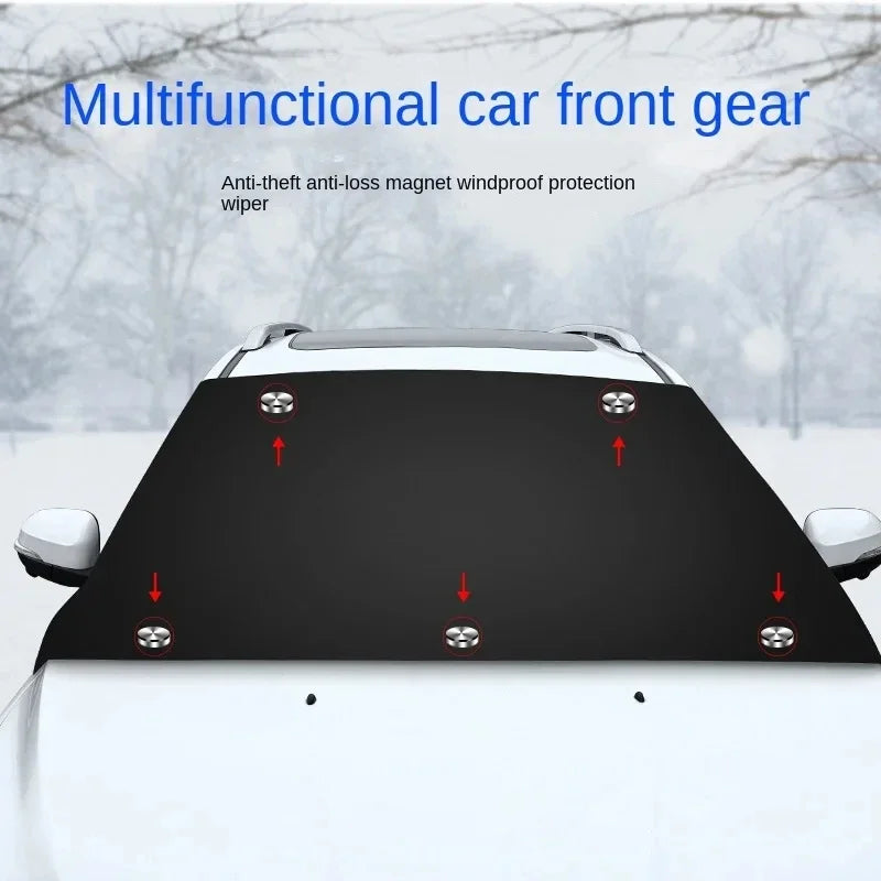 Magnetic Windshield Snow Cover – Insulated Frost Shield for Winter Car Care