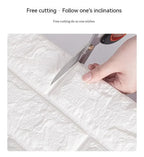 Self-Adhesive 3D Foam Brick Wallpaper – Waterproof Wall Decor for Home Living