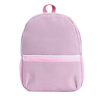 Seersucker Striped Backpack – Classic Kids Book Bag for Preschool