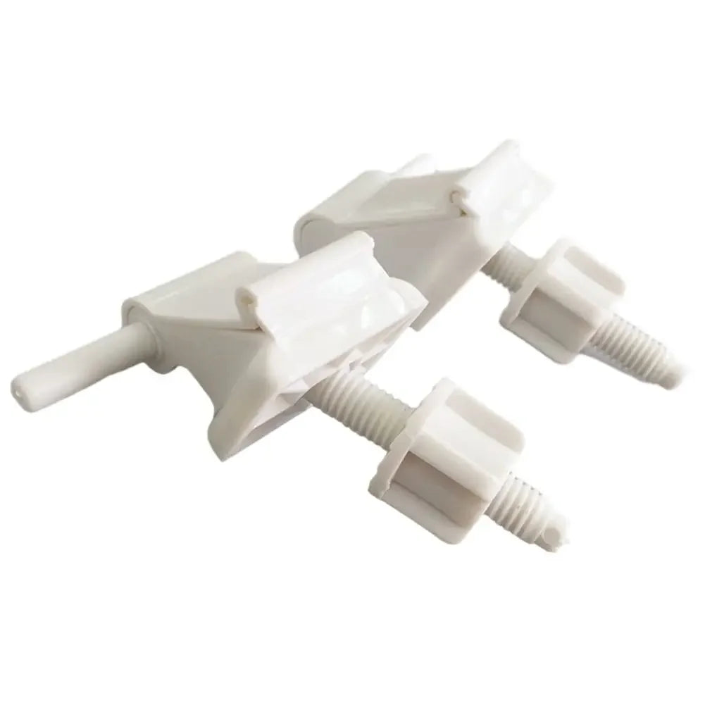 Toilet Seat Hinge Replacement Kit – Universal Fixing Screws for Repairs