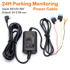 Dashcam Hardwire Kit – 12-24V USB Power Adapter for Parking Monitoring