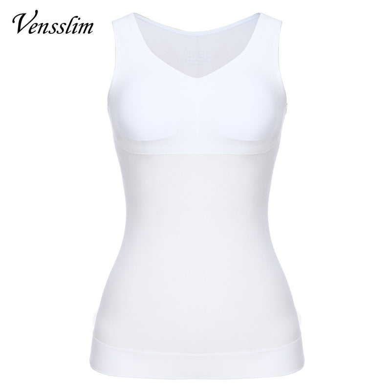 Plus Size Slimming Tank Top – Shaping Corset Camisole for Body Sculpting