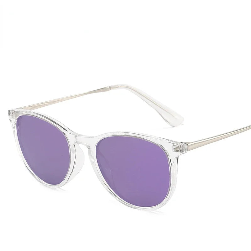 Vintage Round Kids Sunglasses – Polarized Metal UV400 Eyewear for Outdoor Play