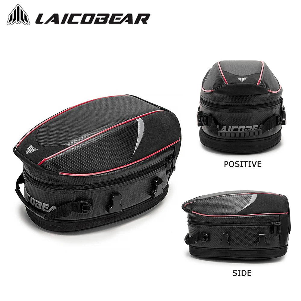 Waterproof Motorcycle Tail Bag – Large Capacity Luggage for Travel