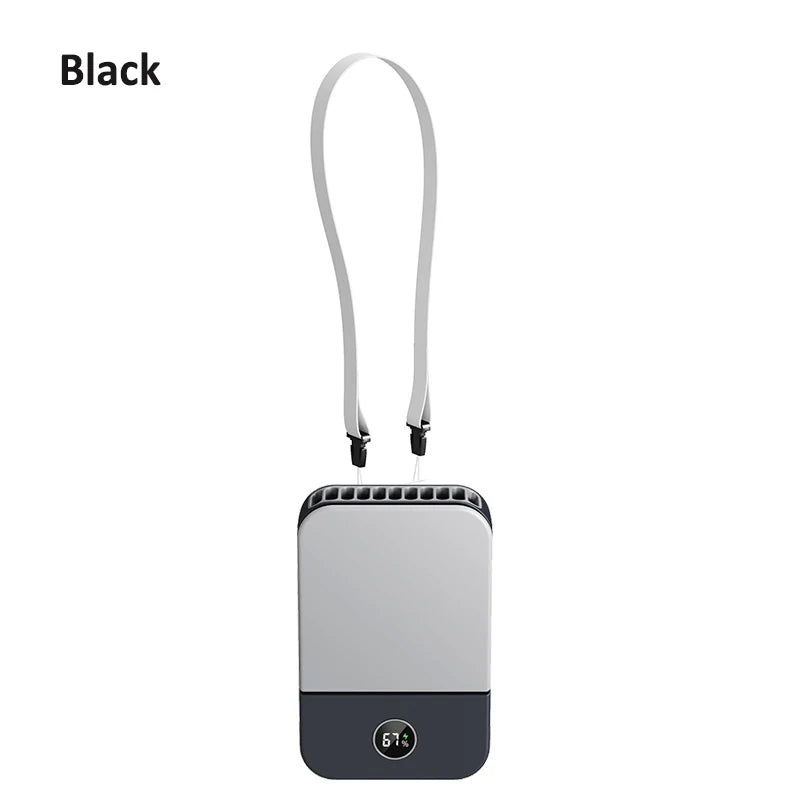 Portable Waist Fan – Rechargeable Bladeless Air Cooler for Outdoor Cooling