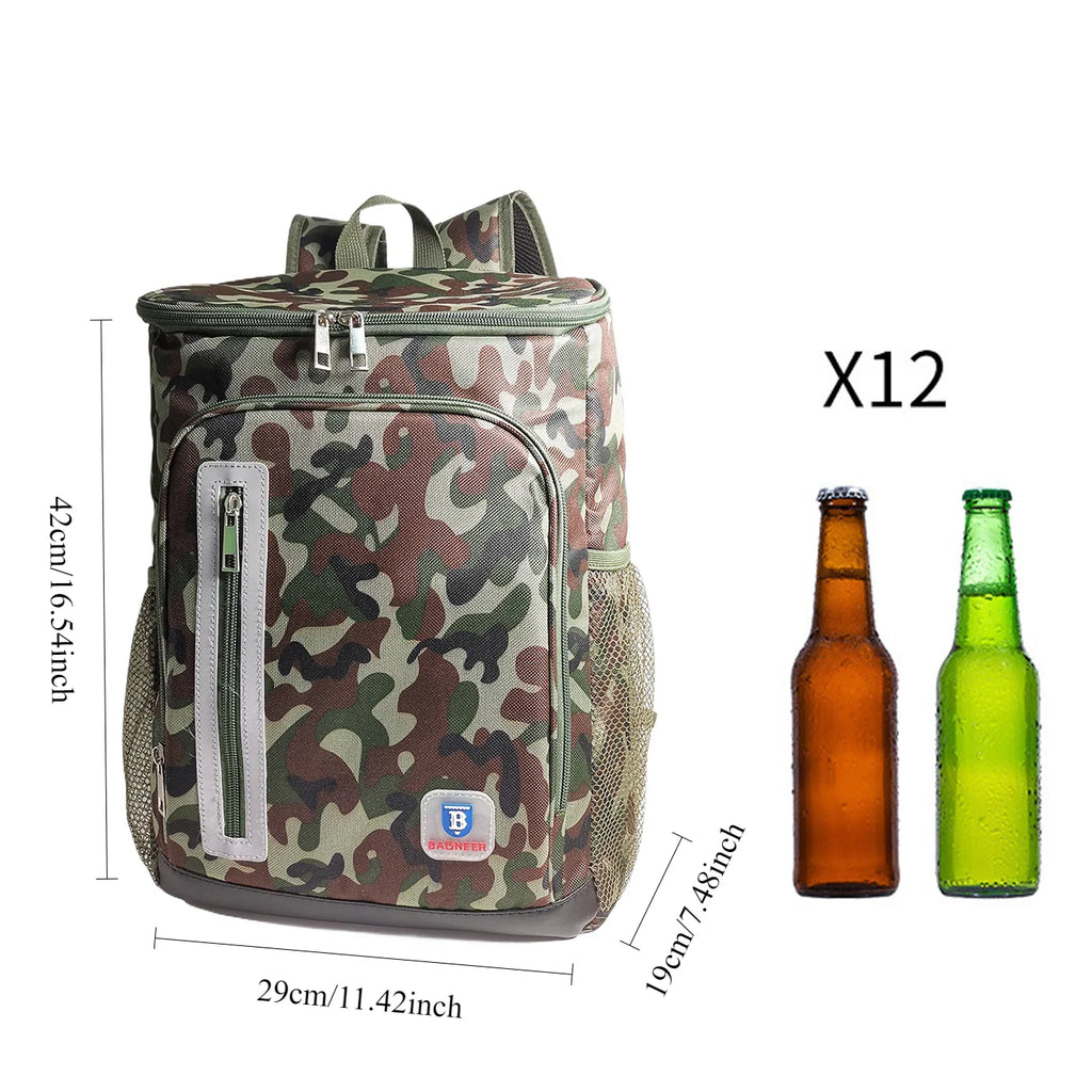 Insulated Cooler Backpack – 20L Leakproof Bag for Picnic Camping and Travel