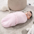 Velvet Baby Sleeping Bag – Hooded Anti-kick Swaddle for Newborn Sleep