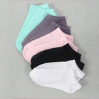 Matching Family Short Socks – Bow Heart Stripe Patterns for Casual Daily Wear