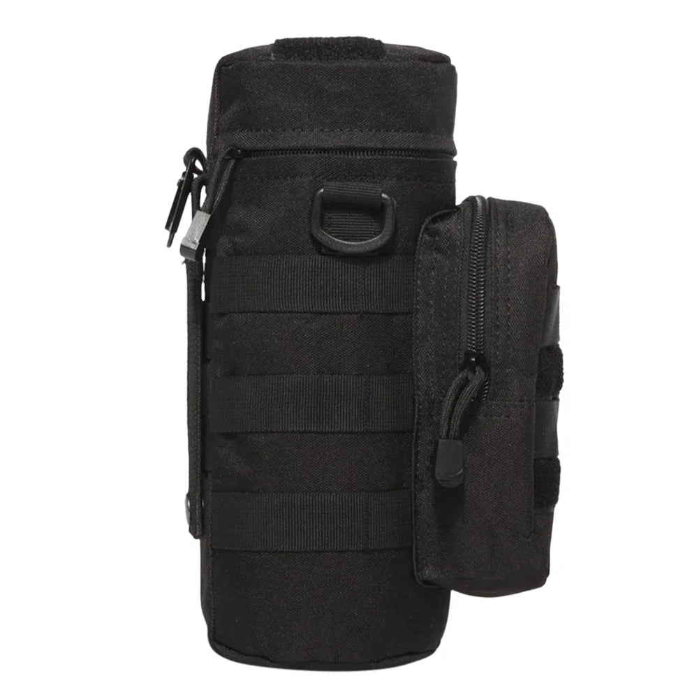 Molle Water Bottle Pouch – Tactical Kettle Carrier for Outdoor Camping
