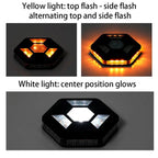 Magnetic Rotating LED Warning Light – Rechargeable Signal for Road Safety
